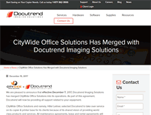 Tablet Screenshot of citywideoffice.net